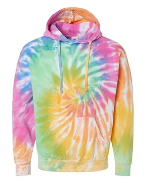 Colortone Tie-Dyed Hooded Sweatshirt - Blue