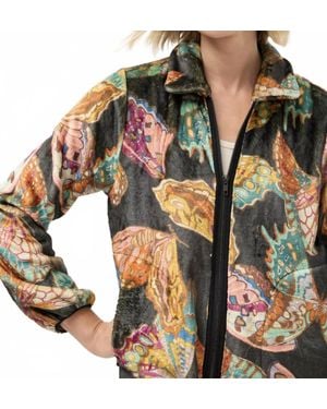 Johnny Was Esther Sherpa Jacket - Multicolor