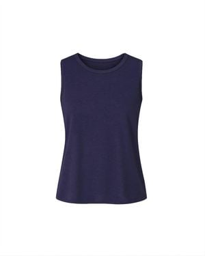 J'Envie/Eli Haven Shell Tank Top - Blue