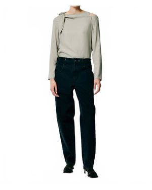Tibi Denim Newman Jean - Green