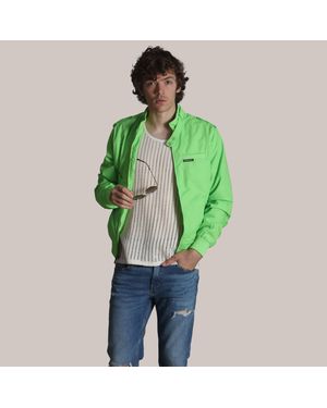 Members Only Classic Iconic Racer Jacket - Green