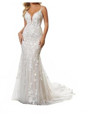 Mori Lee Desiree Gown - White