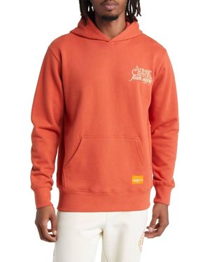Carrots Farm Supply Logo Graphic Hoodie - Orange