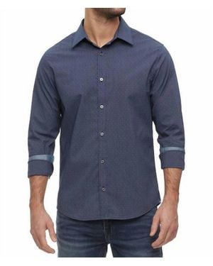 Flag & Anthem Hammond Long Sleeve Performance Icon Shirt - Blue