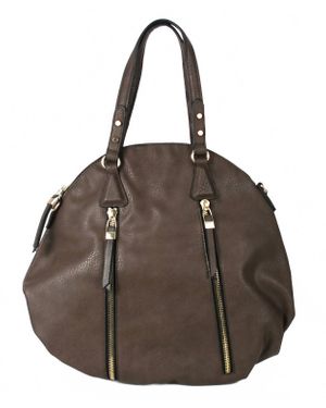 Moda Luxe Catania Satchel Bag - Brown