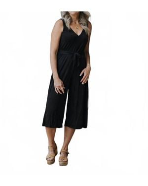 She + Sky J-Jump Start My Heart Jumpsuit - Black