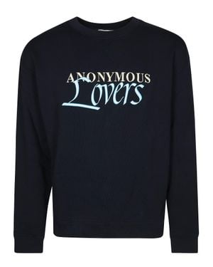 JW Anderson Graphic Crewneck Sweatshirt - Blue