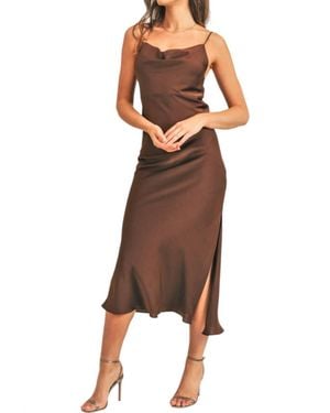 Reset By Jane Florence Dress - Brown