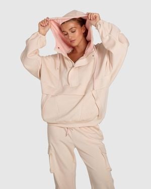 Belle & Bloom Best Of Me Paneled Hoodie - Natural