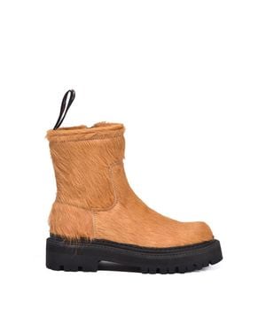 CAMPERLAB Lab Fur Ankle Boot - Brown