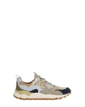 Flower Mountain Yamano 3 Suede Inserts Sneakers - White