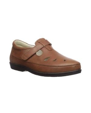 Propet Ladybug T-Strap Walking Shoe - Brown