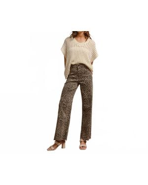 Clothing by IVE High Rise Flare Jeans - Natural