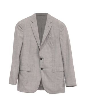 Ralph Lauren Houndstooth Blazer Label - Gray