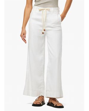 Joe's Jeans Addison Ankle Wide Leg Pant - White