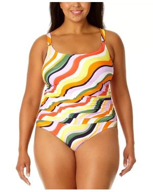 Anne Cole Lingerie Maillot One-Piece Stretch Swimsuits Gbo2291 - Orange