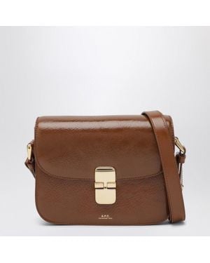 A.P.C. A. P.C. Grace Cross-Body Bag Coffe - Brown