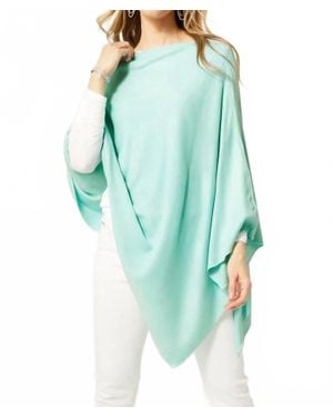 Coco + Carmen Lightweight Versatile Poncho - Blue