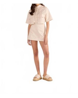 MINKPINK Bonnie Mini Skort - White