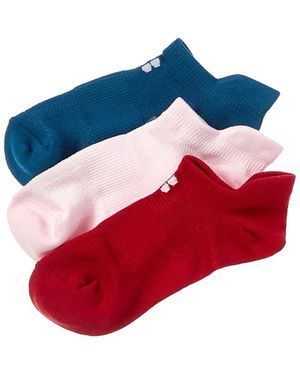 Sweaty Betty 3pk Lightweight Sneaker Socks - Red