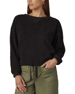 Wit & Wisdom Cased Hem Sweatshirt - Black