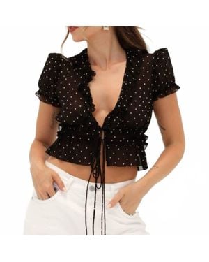 Rumored Jukebox Top - Black