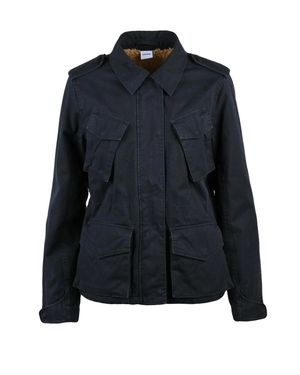 Aspesi Structured Parka With Plush Lining And Multi-Pocket Design - Blue