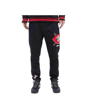 Pro Standard Cincinnati Reds Mash Up Logo Sweatpants - Blue