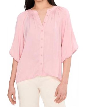 Sanctuary Plenty Of Love Bubble Blouse - Pink