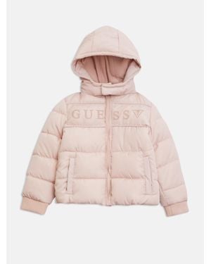 Guess Art Quilted Moto Jacket 7 14 in Pink Lyst