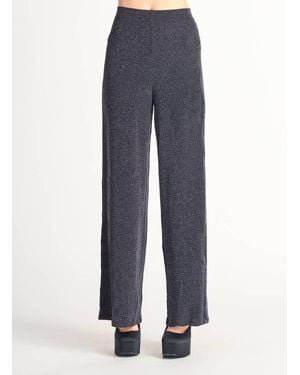 Dex Wide Leg Knit Glitter Pant - Blue