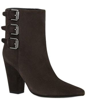 Rebecca Minkoff Bucklebty Suede Bootie - Black