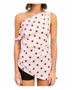 emory park Off-Shoulder Charmed Top - Pink