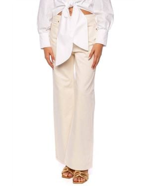 Ulla Johnson Willow Wide Leg Jean - White