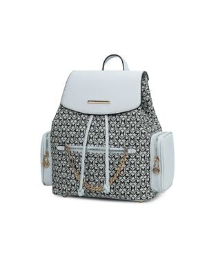 MKF Issah Backpack Stylish & Functional Design By Mia K - Blue