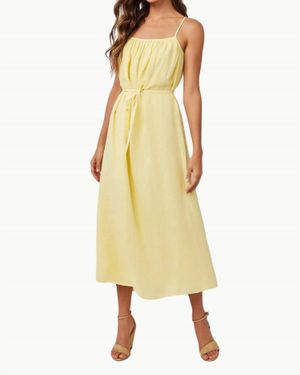 Bella Dahl Shirred Cami Maxi Dress - Yellow