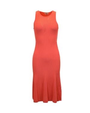 Jason Wu Knitted Sleeveless Maxi Dress - Red