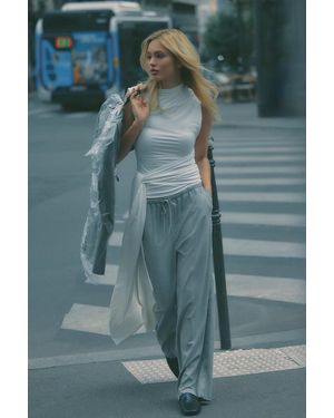 Maeve Pleated Wide-Leg Pants Pants - Green