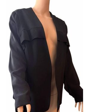 Drew Henri Ruffle Jacket - Blue