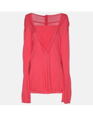 Marina Rinaldi Voyage By Knit Full Sleeve Shrug - Pink