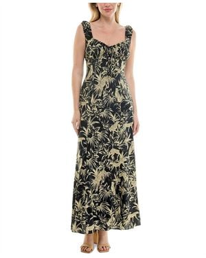 Taylor Sleeveless Fit Flare Dress - Green