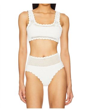 Beach Riot Andy Top - White