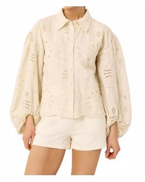 Marie Oliver Ivana Blouse - Natural