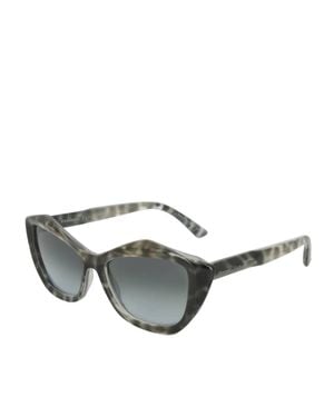 Remo Tulliani Foxy Sunglasses In Black Tort/ash Lens - Gray