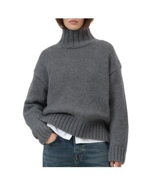 Closed Pure Wool Roll Neck Pullover Sweater - Gray