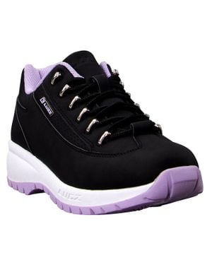 Lugz Express Faux Leather Lifestyle Work And Safety Shoes - Black