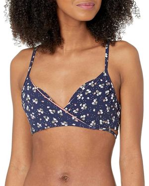 Seafolly Remix Wrap Front Booster Top - Blue