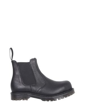 YMC X SOLOVAIR Ankle-High Leather Boots - Gray