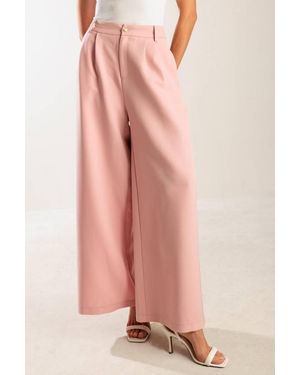 TRUEDAMES In My Own World Woven Pants - Pink