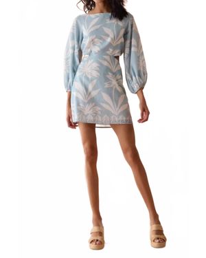 Omika Peyton Mini Dress - Blue
